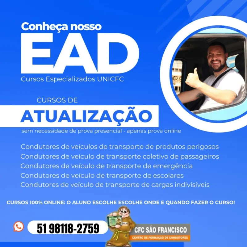 Curso de motorista de transporte coletivo